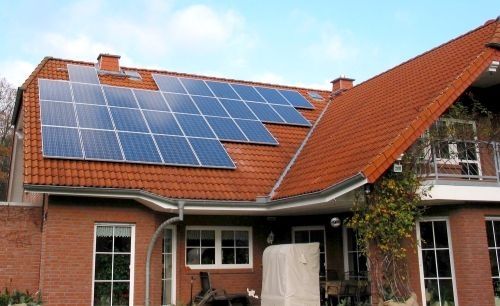 Photovoltaikanlage auf Wohnhaus